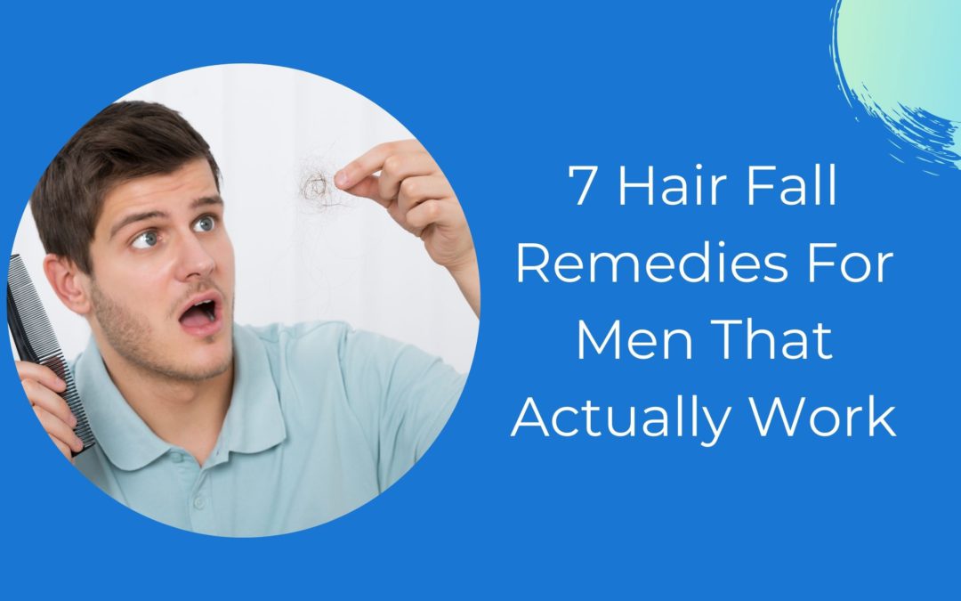hair fall remedies for men - banner